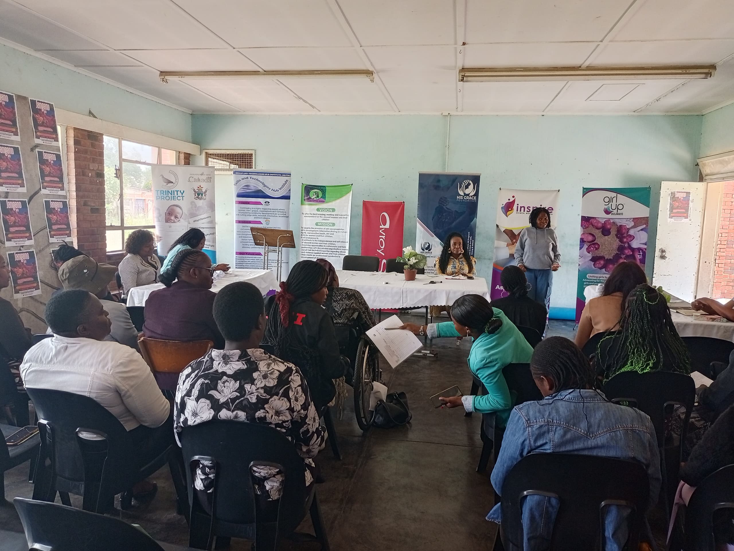 Awareness-raising session in Phelandaba, Bulawayo.